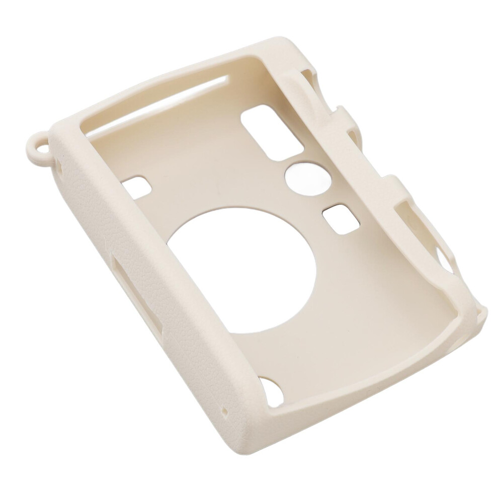 Silicone Protective Case For Evo Instant Camera Snug Fit Beige/White 9371364262276