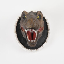 Dinosauriedocka i naturlatex, realistisk mjuk djurhandske för barn, perfekt för underhållning och lärande, uppgraderad komfort för båda barnen