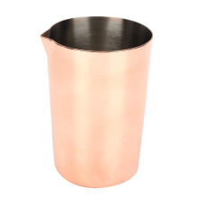 Eleganter, vakuum-ionenbeschichteter Cocktailshaker mit Goldbeschichtung, 500 ml Edelstahl-Mixbehälter, doppelwandige Konstruktion hält