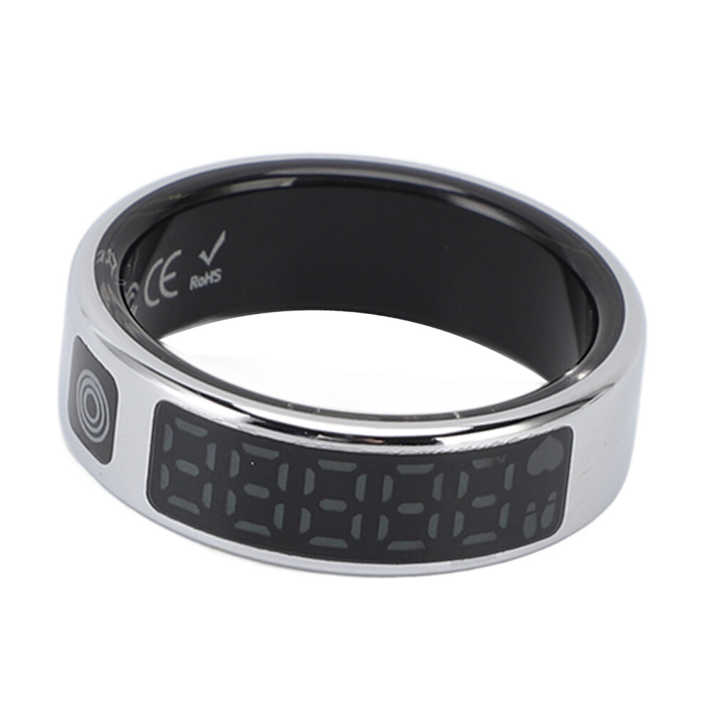 Smart Ring Health Tracker, Stainless Steel, 18Mah Battery, 18.4Mm Inner Diameter 9391364262465