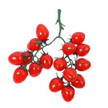 Ornement élégant de fruit de tomate de cerises de PVC-Rouge