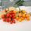 Ornement élégant de fruit de tomate de cerises de PVC-Rouge 6