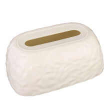 Stockage de mouchoirs multifonction peu encombrant avec-Blanc