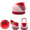 Couvercle de remplacement universel pour bouteilles-rose rouge 1