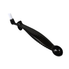 Brosse de nettoyage polyvalente avec prise confortable pour-Noir
