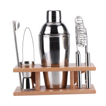 Conjunto de presente para mixologia: Conjunto de coqueteleira para barman doméstico, utensílios em aço inoxidável 18/8, aparência elegante,