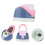 Couvercle de remplacement en plastique Durable-Rose et blanc 1