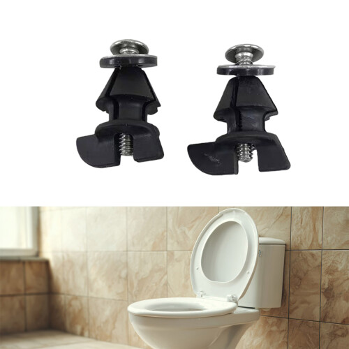 Le pack de fixation facile pour siège de toilette comprend-Noir 1