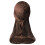 Long Tails Men's Durag Headwrap Hat for Dreadlocks-Coffee color 1