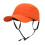 Anti Wind Outdoor Hat Adjustable Strap Baseball Hat-Orange red 1