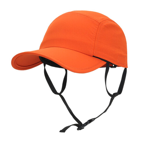 Anti Wind Outdoor Hat Adjustable Strap Baseball Hat-Orange red