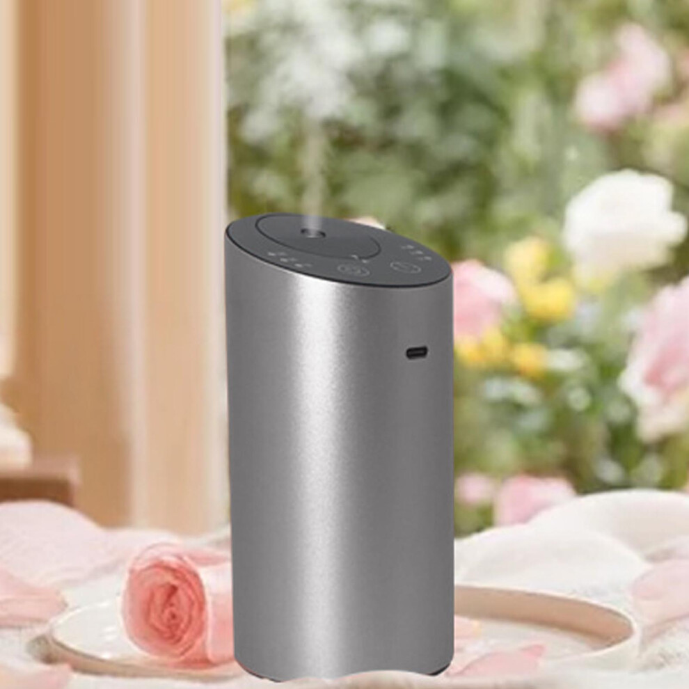 Waterless Car Diffuser Aluminum Alloy 20Ml, Timer, Low Noise, Portable 4121364266287