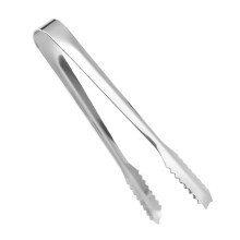 Pinze da portata con design a clip dentellata, pinze in acciaio inossidabile per alimenti per cubetti di ghiaccio, zucchero e fette di limone, facili