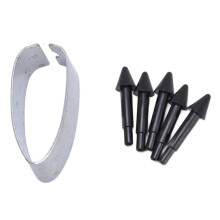 5 Stück Stylus-Stiftspitzen, schwarz, 4096 Spitzen, mit Pinzette