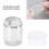 Nagelkunst-Stamper-Set - Doppelkopfstamper, Jelly, Silber 4