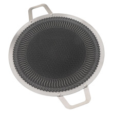 Edelstahl BBQ-Grillpfanne 34 cm / 13,4 Zoll