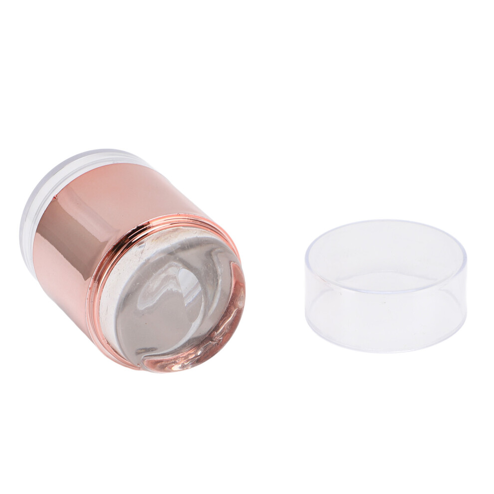 Strong Adhesive Nail Art Stamper Kit with Lace Floral Pattern & Clear Double Head