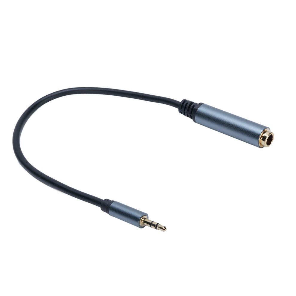6.35Mm Female To 3.5Mm Male Stereo Sound Extension Cable 0.3M 9381364268277