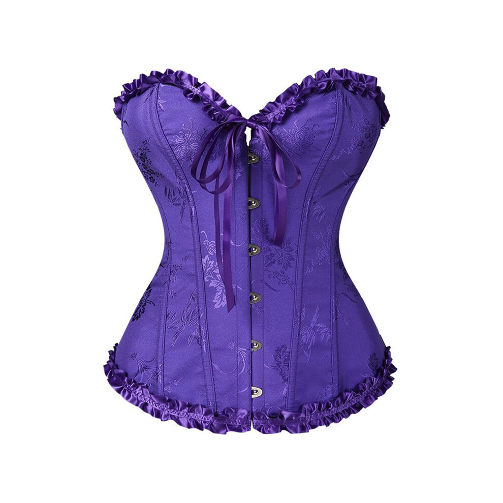 Breathable Polyester Corset Top Lift Support Underbust-dpl L