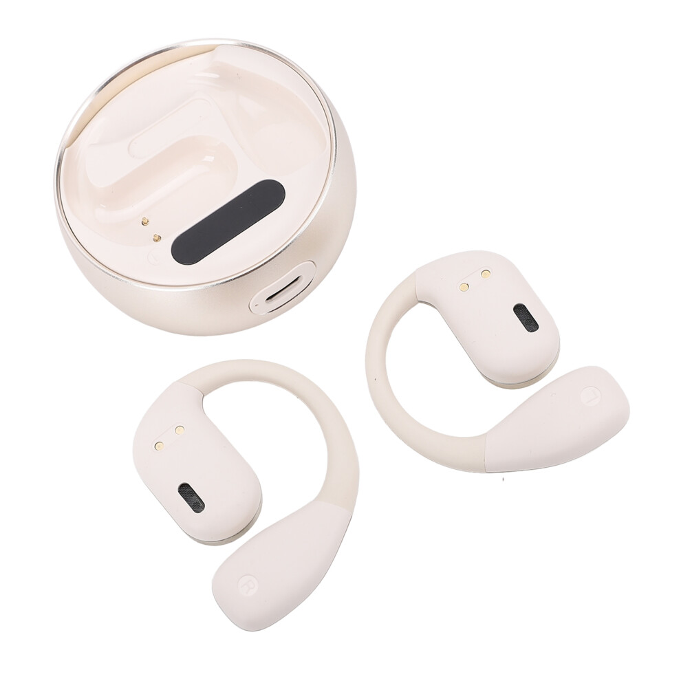Wireless Translation Earphones App Control 74 Languages Beige 4911364266192