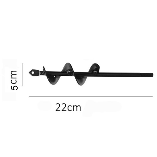 Unealtă de grădinărit eficientă pentru sarcini versatile, set de burghie cu spirală, construcție durabilă din oțel rezistent, utilizare 1