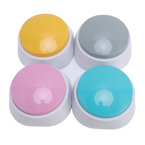 Tiertrainings-Piepser 4er-Pack ABS Klein Gelb Rosy