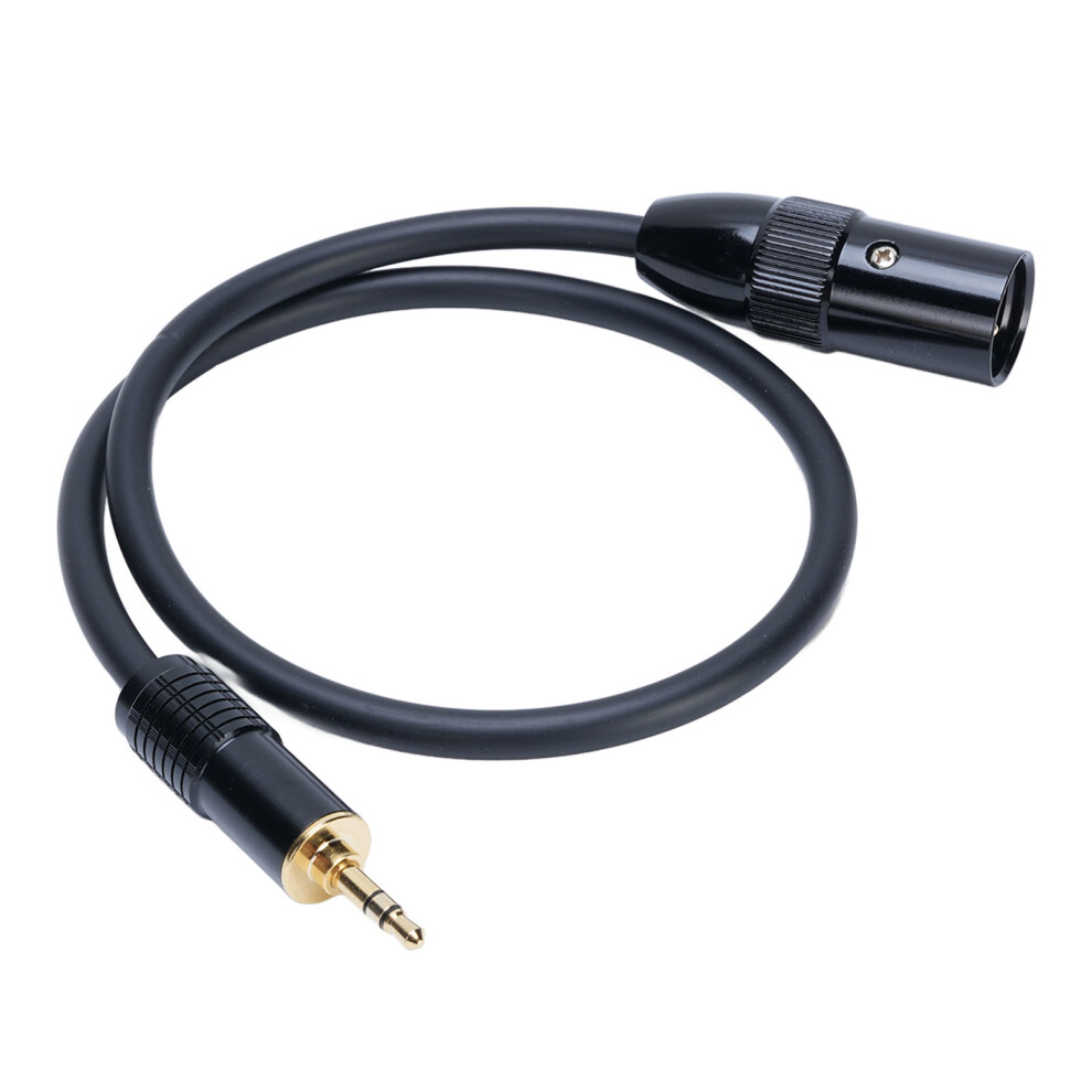 3.5Mm To Xlr Male Sound Cable 0.5M For Phone Tablet Black 4061364268303