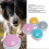 Tiertrainings-Piepser 4er-Pack ABS Klein Gelb Rosy 5