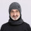 Winter Ear Protective Hat for Senior Men Neck-Black single cap 7