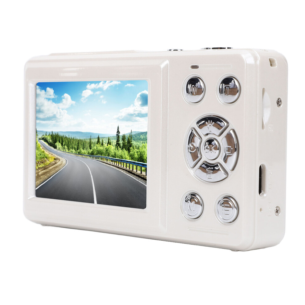 4K 64Mp Digital Camera 18X Zoom 2.8" For Travel White 8791364267049