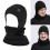 Winter Ear Protective Hat for Senior Men Neck-Black single cap 3