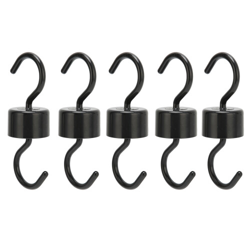 5Pcs Vogel Feeder Haken Schwarz ABS Robust Einfach
