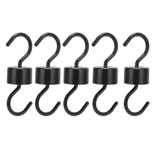 5Pcs Vogel Feeder Haken Schwarz ABS Robust Einfach 2