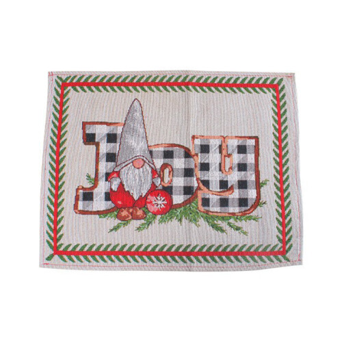 Christmas Pattern Placemats Washable Table Mat Xmas Holiday-3