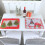 Christmas Pattern Placemats Washable Table Mat Xmas Holiday-3 5