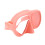 Pink Foldable Silicone Diving Goggles Large View Tempered Glass 1