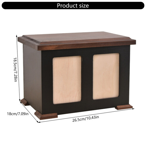 Creative Pet Cremation with Picture Frame Urn Casket for Ashes 2