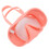 Pink Foldable Silicone Diving Goggles Large View Tempered Glass 5