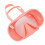 Pink Foldable Silicone Diving Goggles Large View Tempered Glass 12