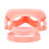Pink Foldable Silicone Diving Goggles Large View Tempered Glass 8