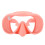 Pink Foldable Silicone Diving Goggles Large View Tempered Glass 2