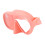 Pink Foldable Silicone Diving Goggles Large View Tempered Glass 15