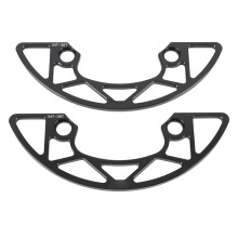 104 BCD Kettenblattschutz 34-36 Zähne Schwarz Aluminium