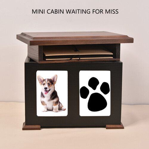 Creative Pet Cremation with Picture Frame Urn Casket for Ashes 1
