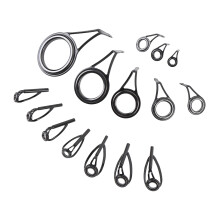 25 Stück Angelruten-Spitzen-Reparaturkit Keramikring SS
