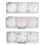 White Christmas Tree Ball Baubles 3pcs/box Decorations-Style 2 3