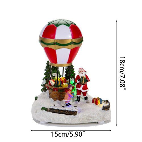 Christmas Balloon Ornament Music Box Creative LED Light 1