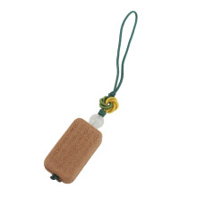 Hand Carved Auspicious Incense Pendant with Lucky Keychain & Openable Knot
