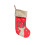 Weihnachtsstrumpf, Plüsch-Hirsch für Kopf, Weihnachtsbaum,-Rot 1