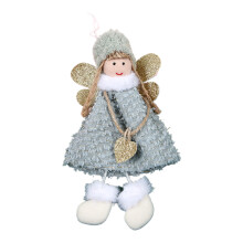 Weihnachtsengel für Puppenanhänger,-Blau